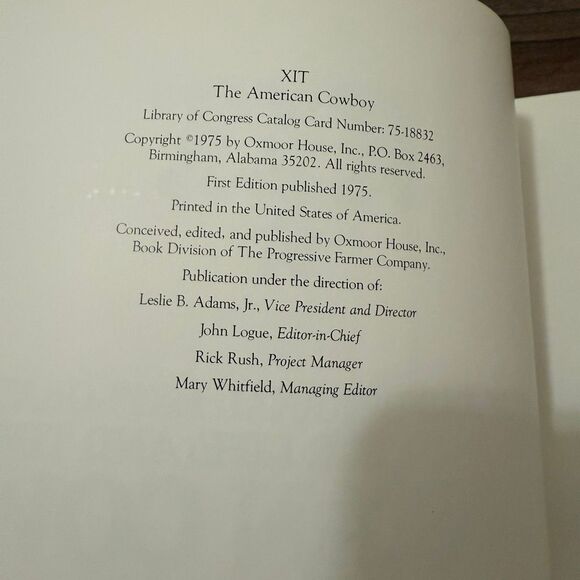 Vintage XIT American Cowboy Art Western Hardcover Coffee Table Caleb Pirtle - Picture 5 of 5